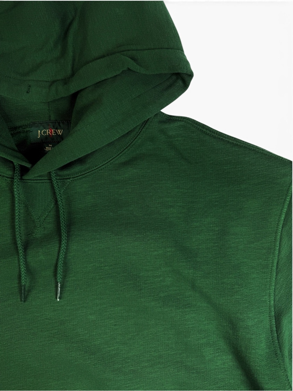 J.Crew ’83 Fleece Hoodie Serene Spruce Green Men’s Medium NWT